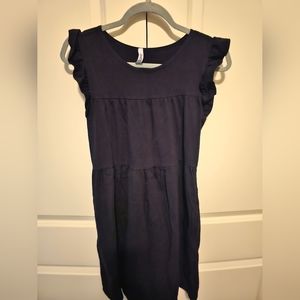 2 Hearts Ruffle Cap Sleeve Midi Dress